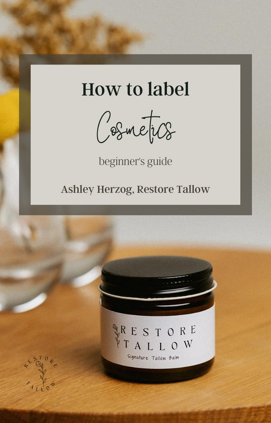 How To Create Compliant Cosmetic Labels for Your Home Based Skincare Company